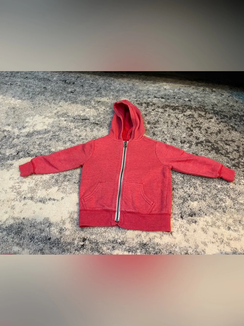 Old Navy Kids Red Zip Front Hoodie